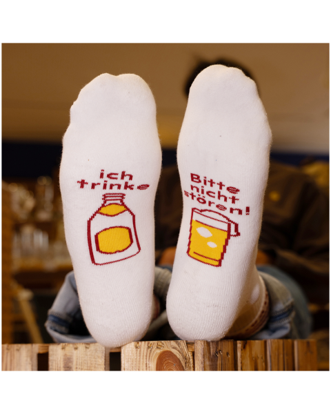 Meckatzer Socken rot Sohle