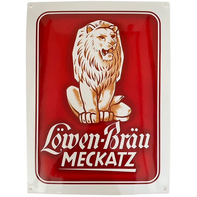 Meckatzer Blechschild Vintage